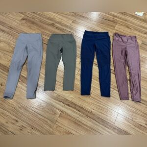 Set of Four Women's Leggings in Various Colors